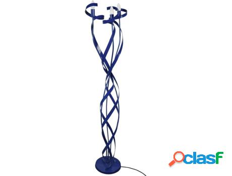 Lámpara de Pié TOSEL Monaco (Azul - E14 - Máx. 40W -