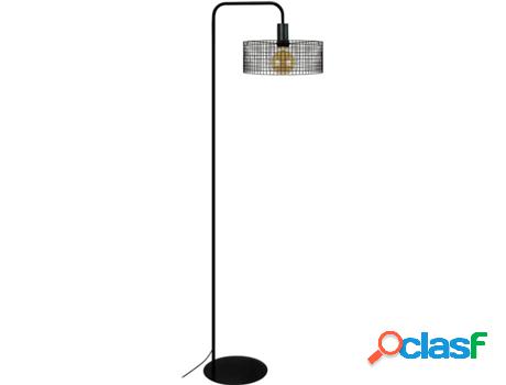 Lámpara de Pié TOSEL Noiron (Negro - E27 - Máx. 40W -