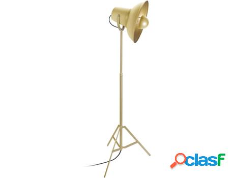 Lámpara de Pie TOSEL Cannes (Dorado - E27 - Máx. 40W -