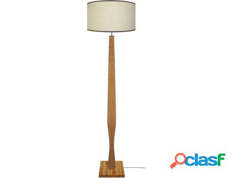 Lámpara de Pie TOSEL Columbus (Gris - E27 - Máx. 40W -