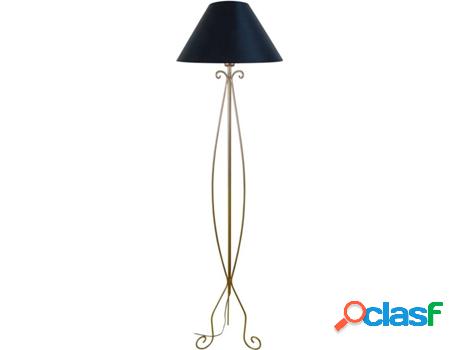 Lámpara de Pie TOSEL Curl (Dorado - E27 - Máx. 40W -