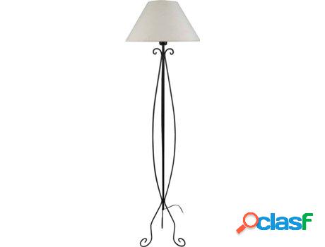 Lámpara de Pie TOSEL Curl (Negro - E27 - Máx. 40W - Metal)