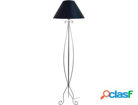 Lámpara de Pie TOSEL Curl (Plateado - E27 - Máx. 40W -