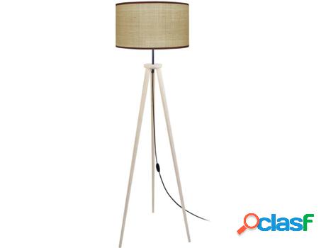 Lámpara de Pie TOSEL Jute (Natural, Paja - E27 - Máx. 40W