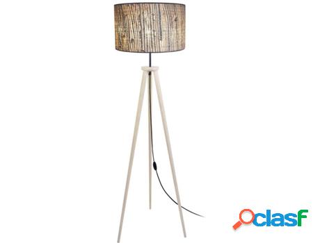 Lámpara de Pie TOSEL Jute (Natural, Yute - E27 - Máx. 40W