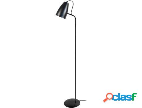 Lámpara de Pie TOSEL Larsen Negra 40 x 150 cm