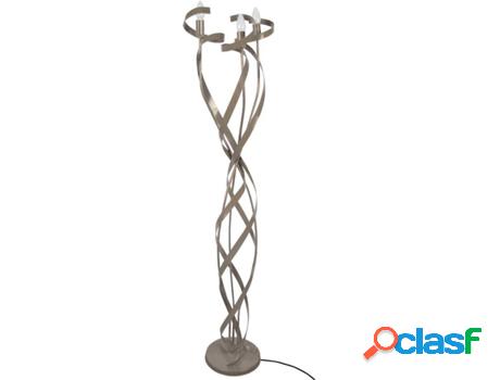 Lámpara de Pie TOSEL Monaco (Taupe - E14 - Máx. 40W -
