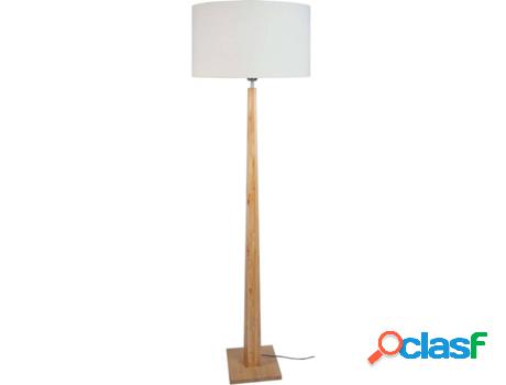Lámpara de Pie TOSEL Thor (Cilíndrico Natural, Crudo - E27