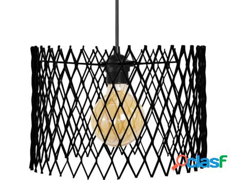 Lámpara de Suspensión TOSEL Aster 19.5 cm (Negro - E27 -