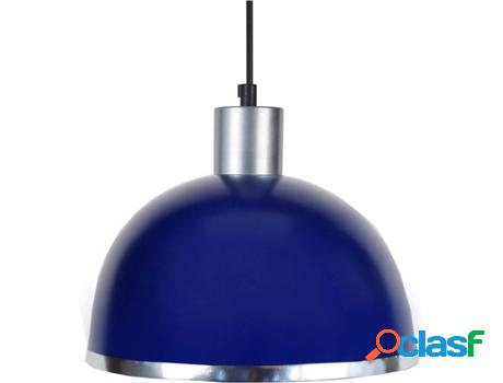Lámpara de Suspensión TOSEL Demi-Boule C (Azul - E27 -