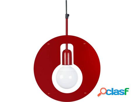 Lámpara de Suspensión TOSEL Moss (Rojo - E27 - Máx. 40 W