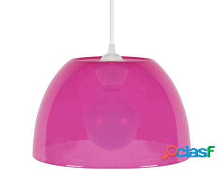 Lámpara de Suspensión TOSEL Plexi (Rosa - E27 - Máx. 40 W