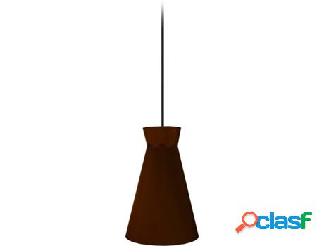 Lámpara de Suspensión TOSEL Stradivarius A 20 cm (Marrón