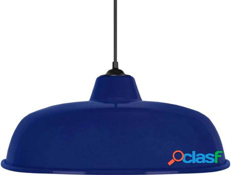 Lámpara de Suspensión TOSEL Trog Roulé (Azul - E27 -