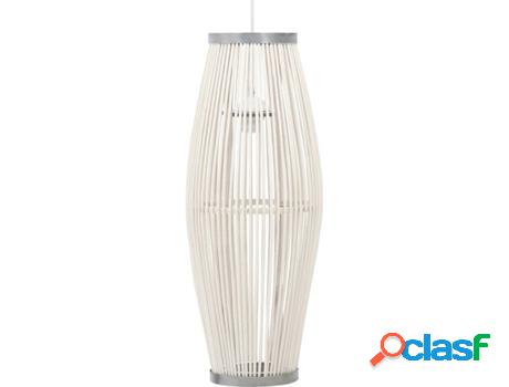 Lámpara de Suspensión VIDAXL Mimbre (40W - E27 - 23 x 55