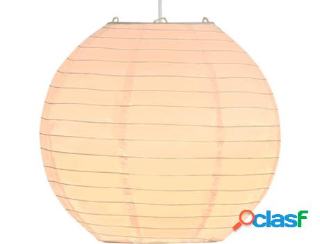 Lámpara de Suspensión VIDAXL Papel (60W - E27 - 3 x 26 cm)