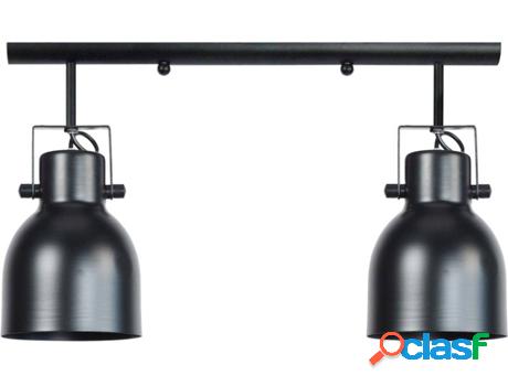Lámpara de Techo TOSEL Carlson B (Negro - E27 - Máx. 40W -