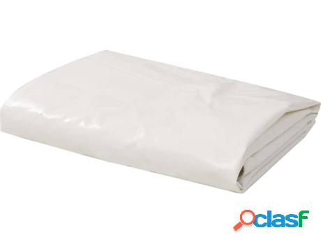 Lona VIDAXL Blanco (650 G/m² - 1,5 x 6