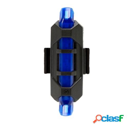 Luz trasera recargable USB para bicicleta Lámpara LED