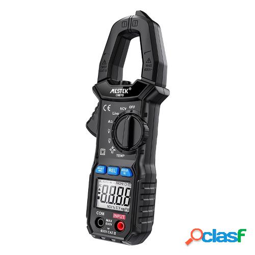 MESTEK CM87D Pantalla LCD 6000 cuentas Pinza amperimétrica