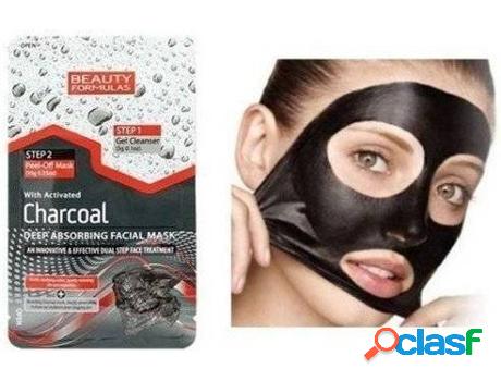 Mascarilla Facial BEAUTY FORMULAS 2In1 Activated Charcoal