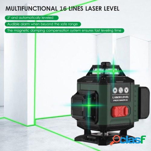 Medidor de nivel láser Multifuncional 4 * 360 ° 16 líneas