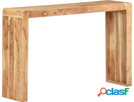 Mesa Consola VIDAXL (Marrón - Madera - 120 x 30 x 76 cm)