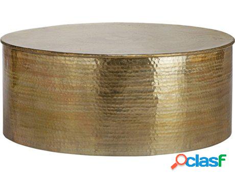 Mesa de Centro WOMO-DESIGN Rojo Aluminio Dorado (76 x 32 cm)