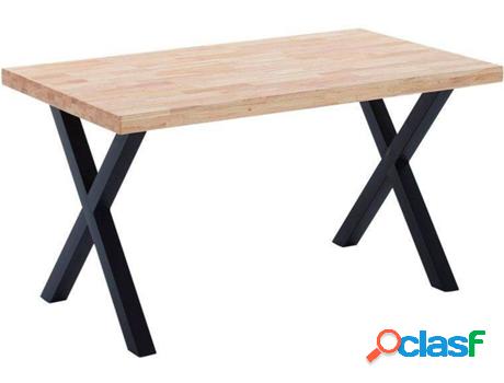 Mesa de Comedor ABECEDARIO salvaje-negro (Madera - 9 x 76 x