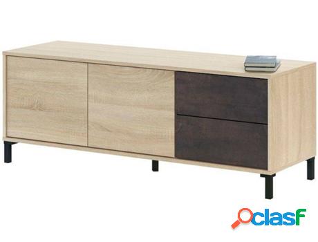 Mesa de Comedor HABITDESIGN Dine (Roble Canadian - Óxido -