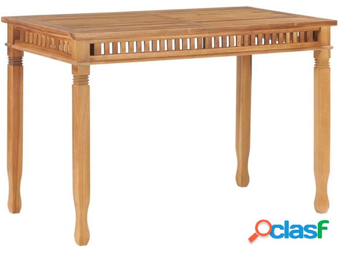 Mesa de Jardín VIDAXL 49385 (Madera de Teca Maciza -