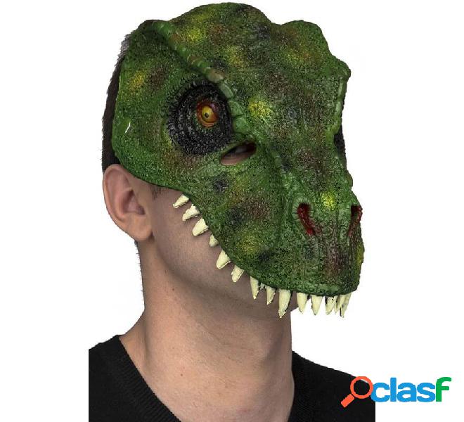 Máscara de T-Rex Verde