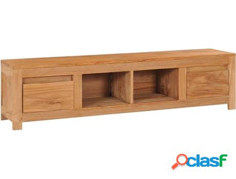 Mueble TV VIDAXL 288901 (135 x 30 x 35 cm - Madera -