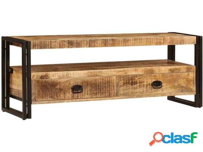 Mueble de TV ART PLANET (120x35x45cm - Madera Maciza -