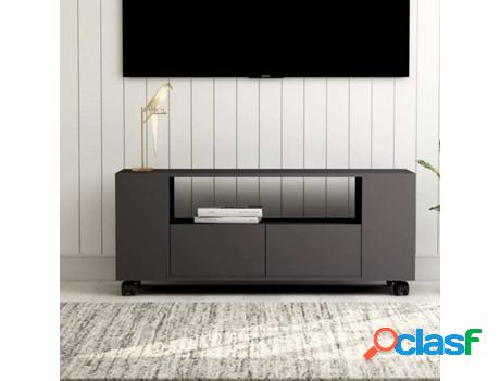 Mueble de TV VIDAXL Aglomerado Gris (120x35x43cm)