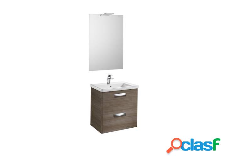 Mueble de baño Roca The Gap Original con lavabo, espejo y