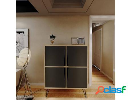 Muebles de Entrada Alda HOMEMANIA (Blanco-Tablero de