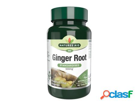 Natures Aid Ginger Root 500mg 90&apos;s