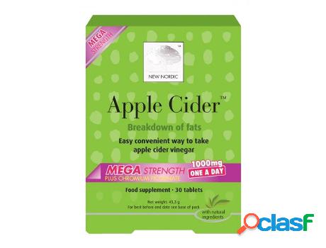 New Nordic Apple Cider Mega Strength 1000mg 30&apos;s