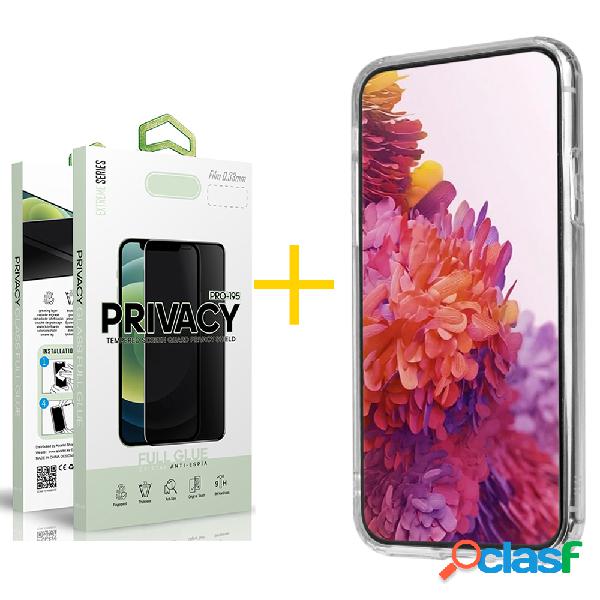 Pack 1 Película Antiespia + Funda SKYHE por Huawei Y5 2019