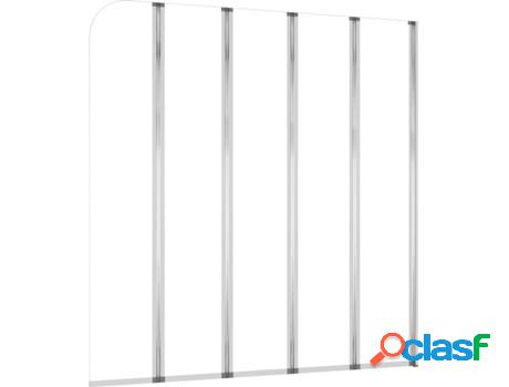 Panel de Ducha VIDAXL Cristal Templado (Cristal - 120x140 cm