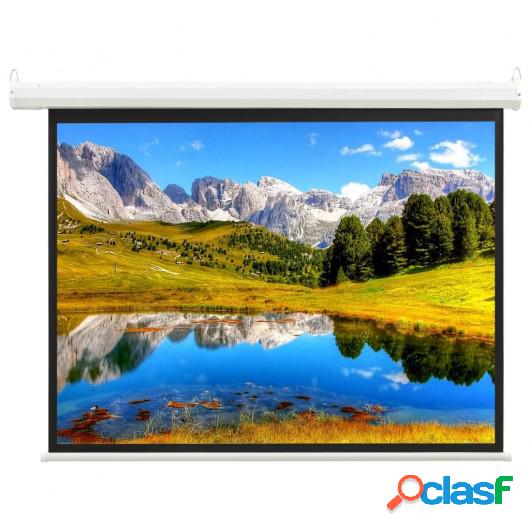 Pantalla de proyección eléctrica con mando a distancia 59"