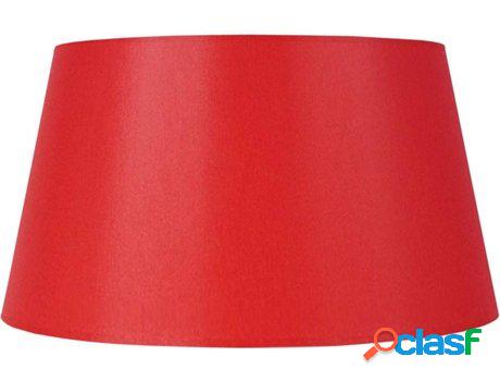 Pantalla para Lámpara TOSEL Tambour 35 (Rojo - Tela -