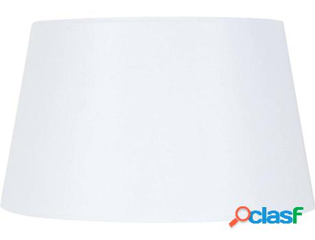 Pantalla para Lámpara TOSEL Tambour 50 (Blanco - Tela -