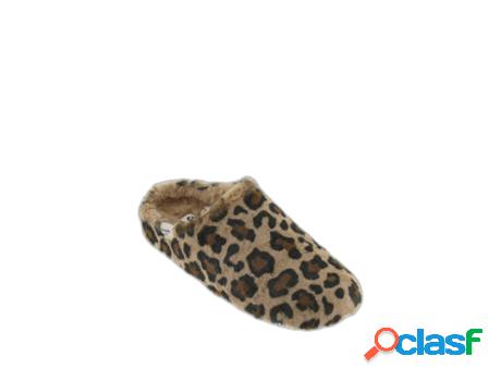Pantuflas de Mujer Con Estampado de Leopardo VICTORIA Norte