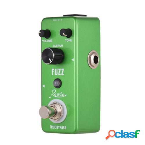 Pedal de efectos de guitarra Rowin FUZZ con perilla de