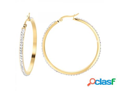 Pendientes SC_BOHEME (Acero - Dorado - 30mm x 3mm)