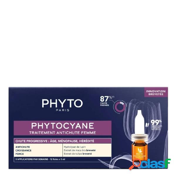 Phyto Phytocyane Ampollas Caída Progresiva Mujer x12