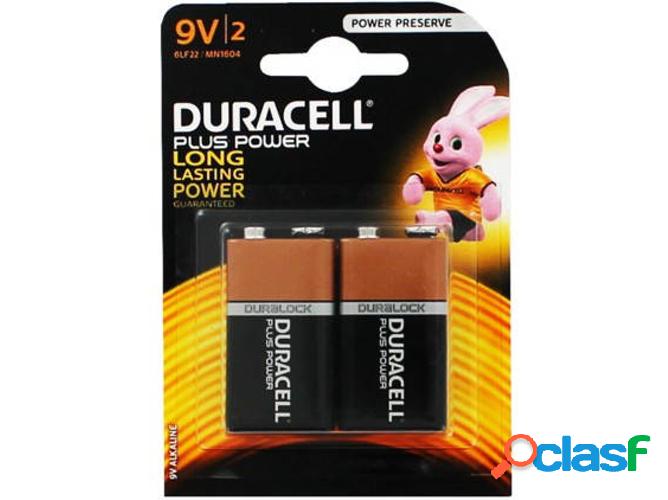 Pilas DURACELL 2x 9V