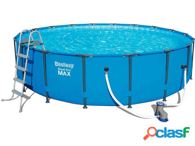 Piscina Tubular BESTWAY Steel Pro Max Azul (23062L -